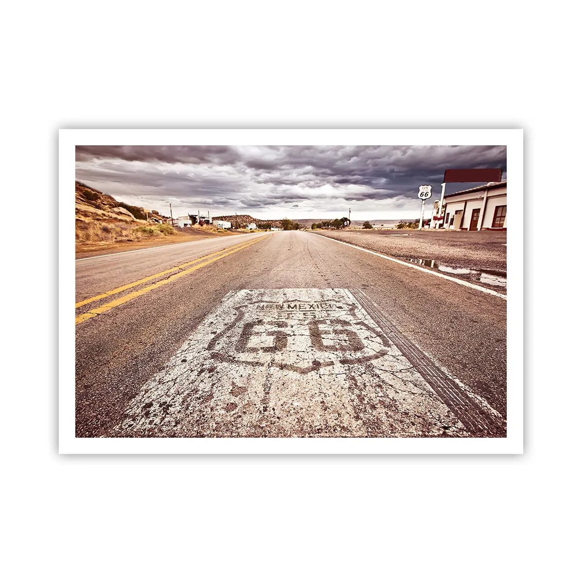 Plakat - Mother Road - amerikansk legende - 100x70 cm
