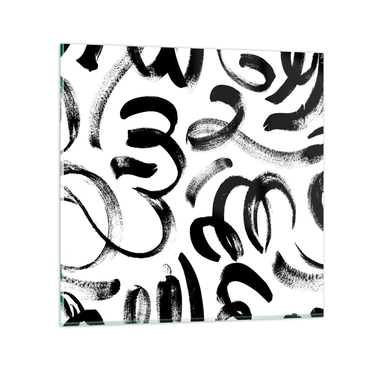 Billede på glas - I sort og hvidt - 30x30 cm
