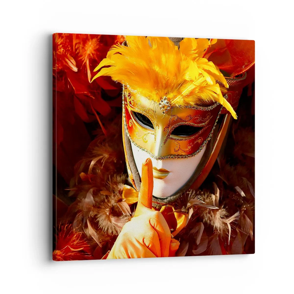 Lærredstryk - Billede på lærred - Mystik er en del af spillet - 40x40 cm