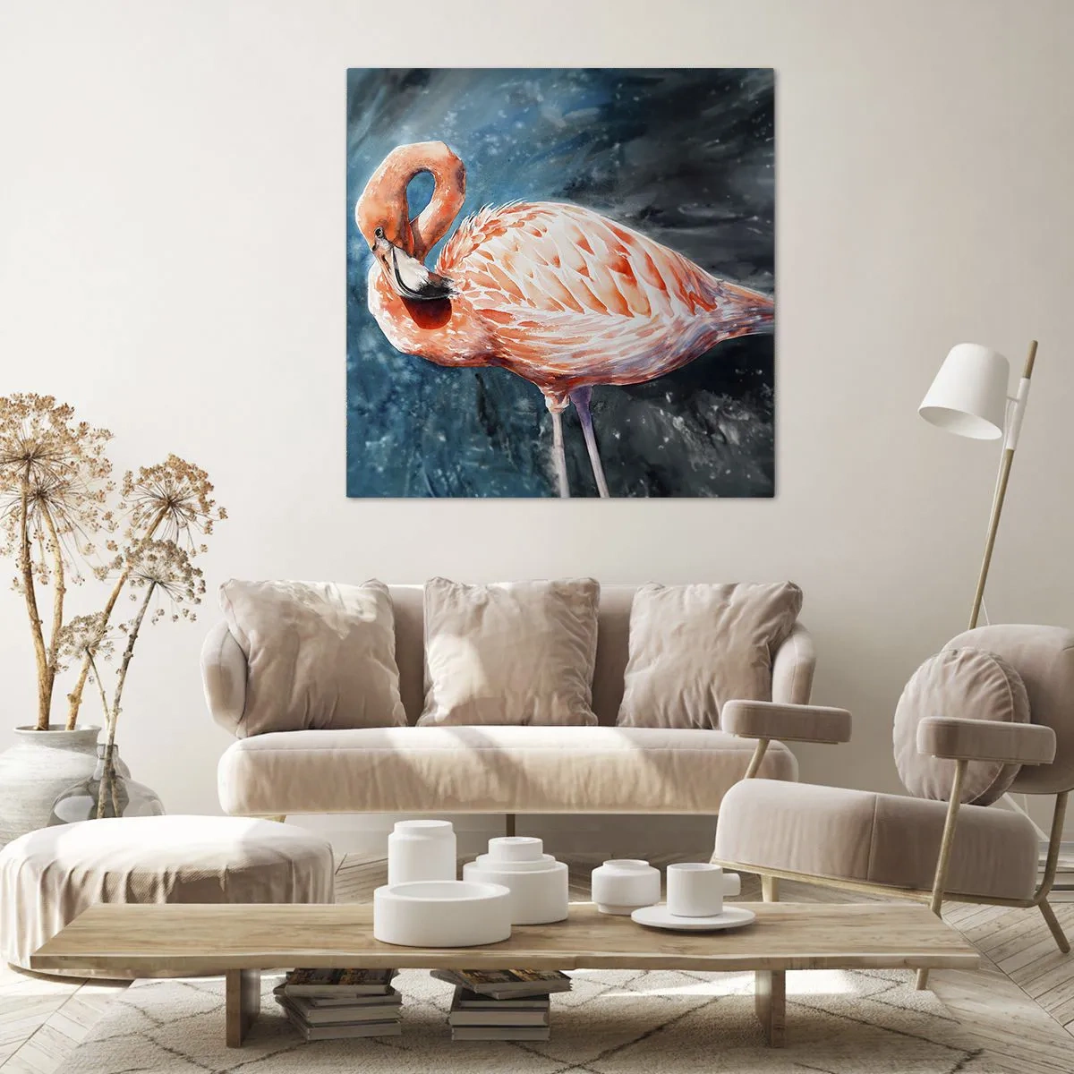 Lærredstryk - Billede på lærred - Dekorativ af natur - 40x40 cm