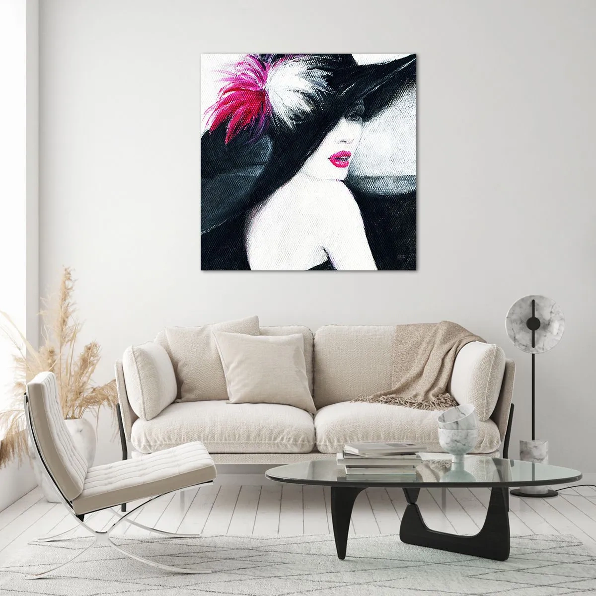 Billede på glas - Altid et mysterium - 70x70 cm