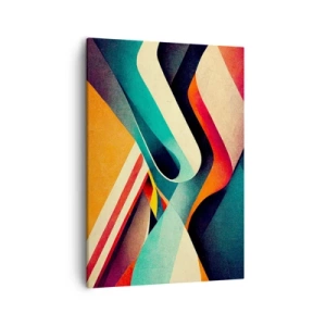 Lærredstryk - Billede på lærred - Intens komposition - 50x70 cm
