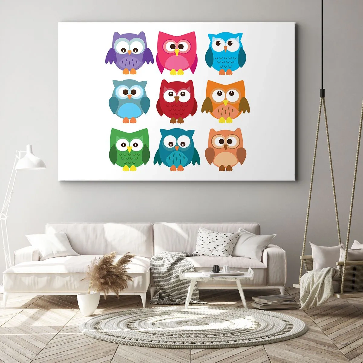 Lærredstryk - Billede på lærred - Forskelle kan være morsomme - 120x80 cm