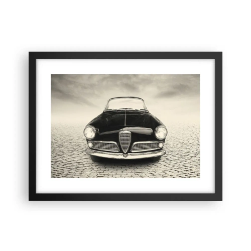 Plakat i sort ramme - Og hvordan kan man ikke elske mig? - 40x30 cm