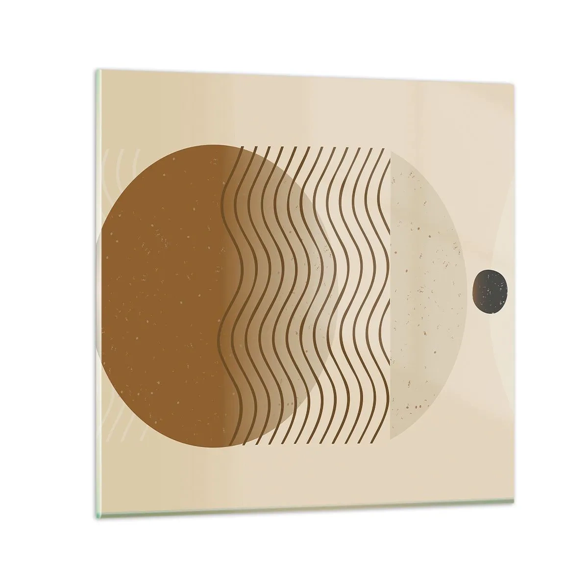 Billede på glas - Om geometriske figurers oprindelse - 60x60 cm