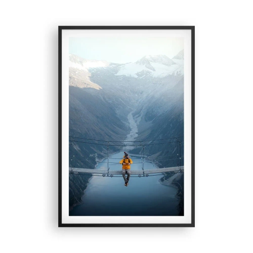 Plakat i sort ramme - Glad for suspension - 61x91 cm