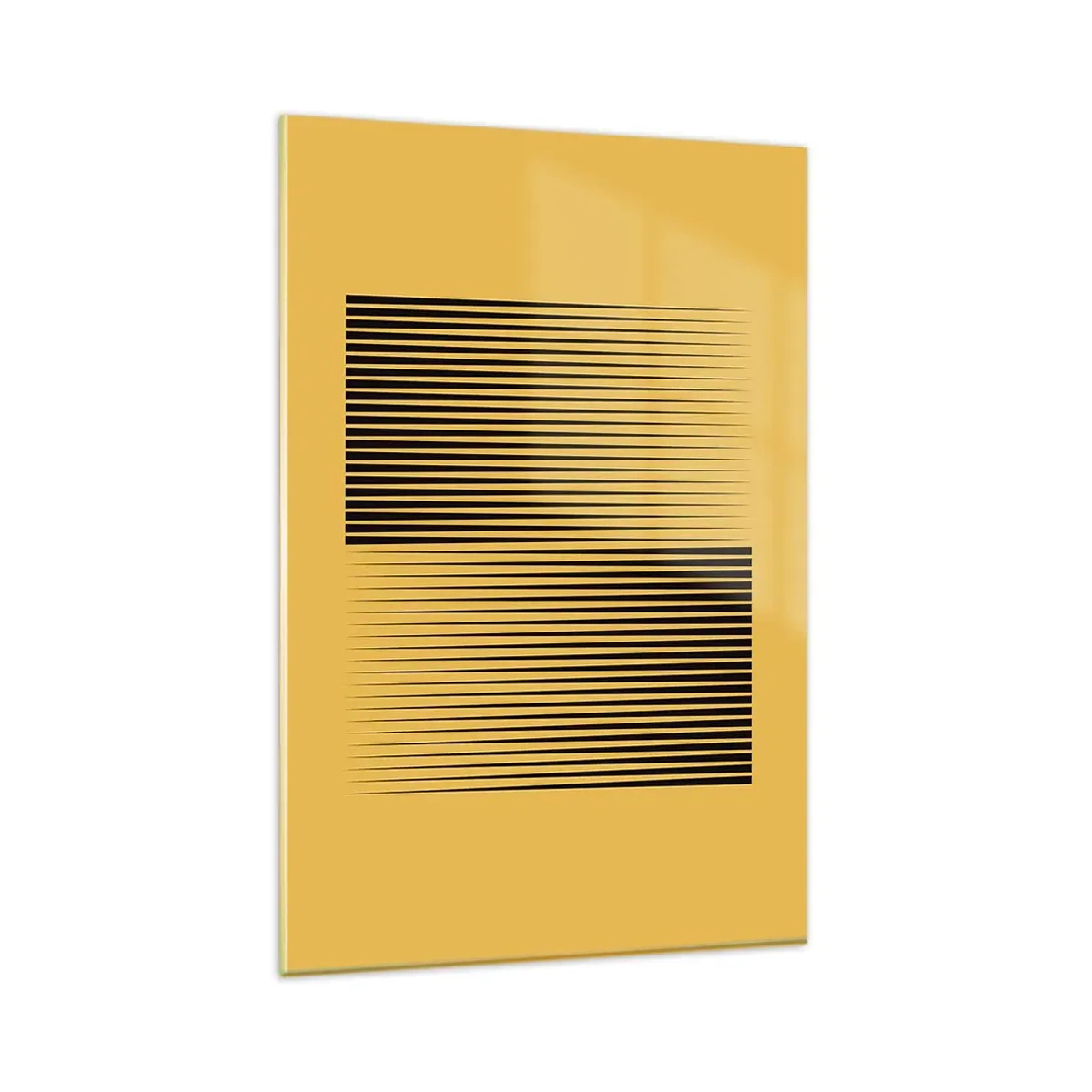 Billede på glas - Modsætningernes kvadrat - 80x120 cm