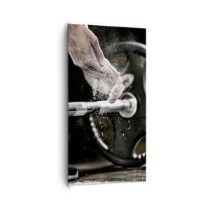 Lærredstryk - Billede på lærred - Udfordringen er taget imod! - 65x120 cm