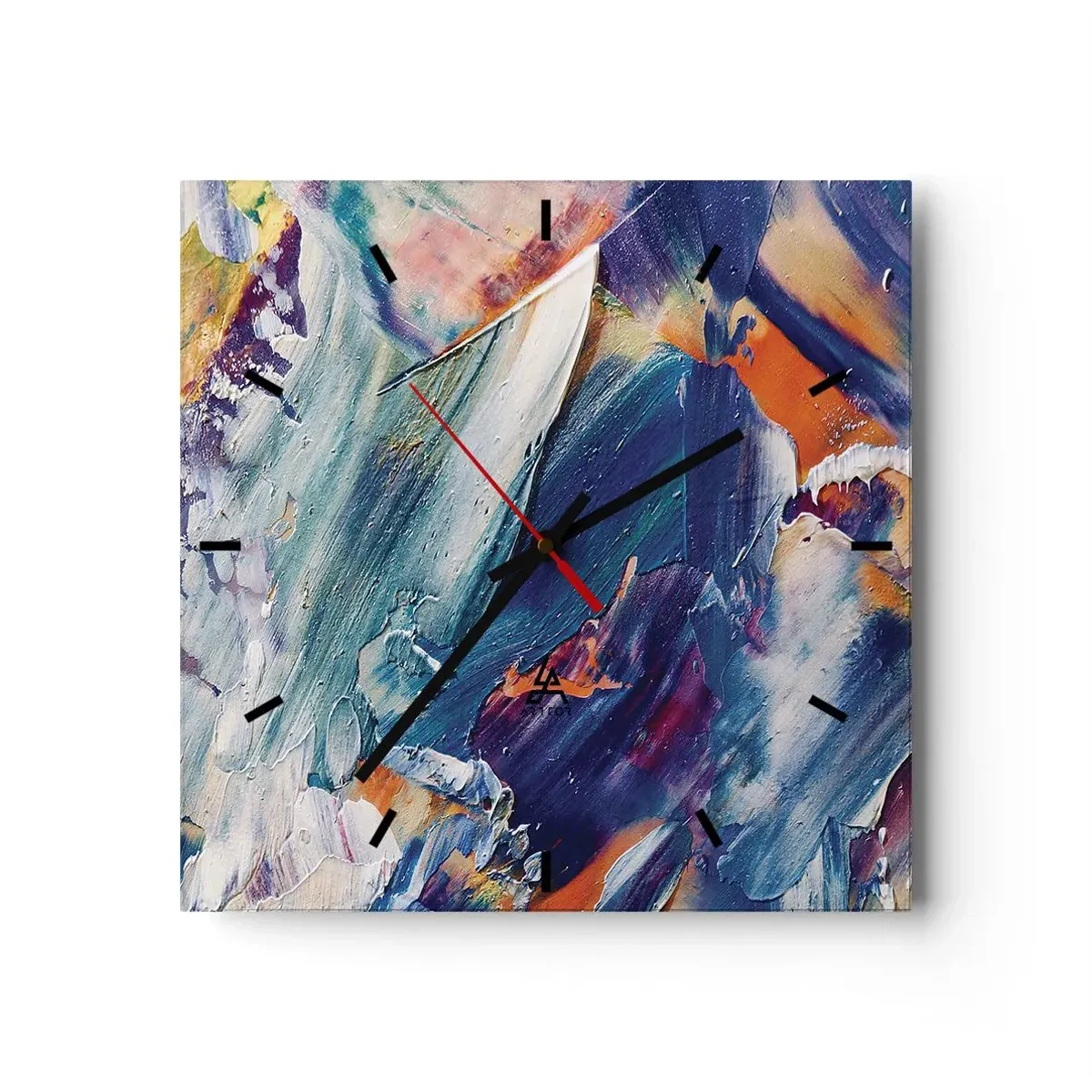Vægur, Uret - Forvirring af farver - 30x30 cm