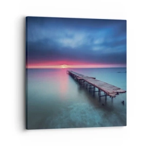 Lærredstryk - Billede på lærred - Mellem himmel og jord - 30x30 cm
