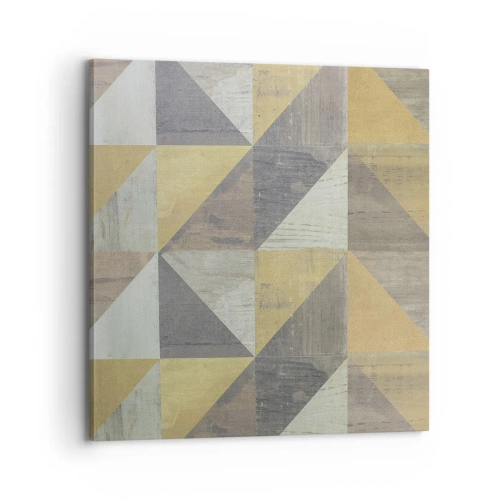 Lærredstryk - Billede på lærred - Ved trekantens vinkel - 70x70 cm