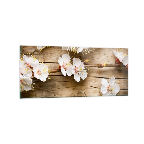 Billede på glas - Og det blev forår - 120x50 cm