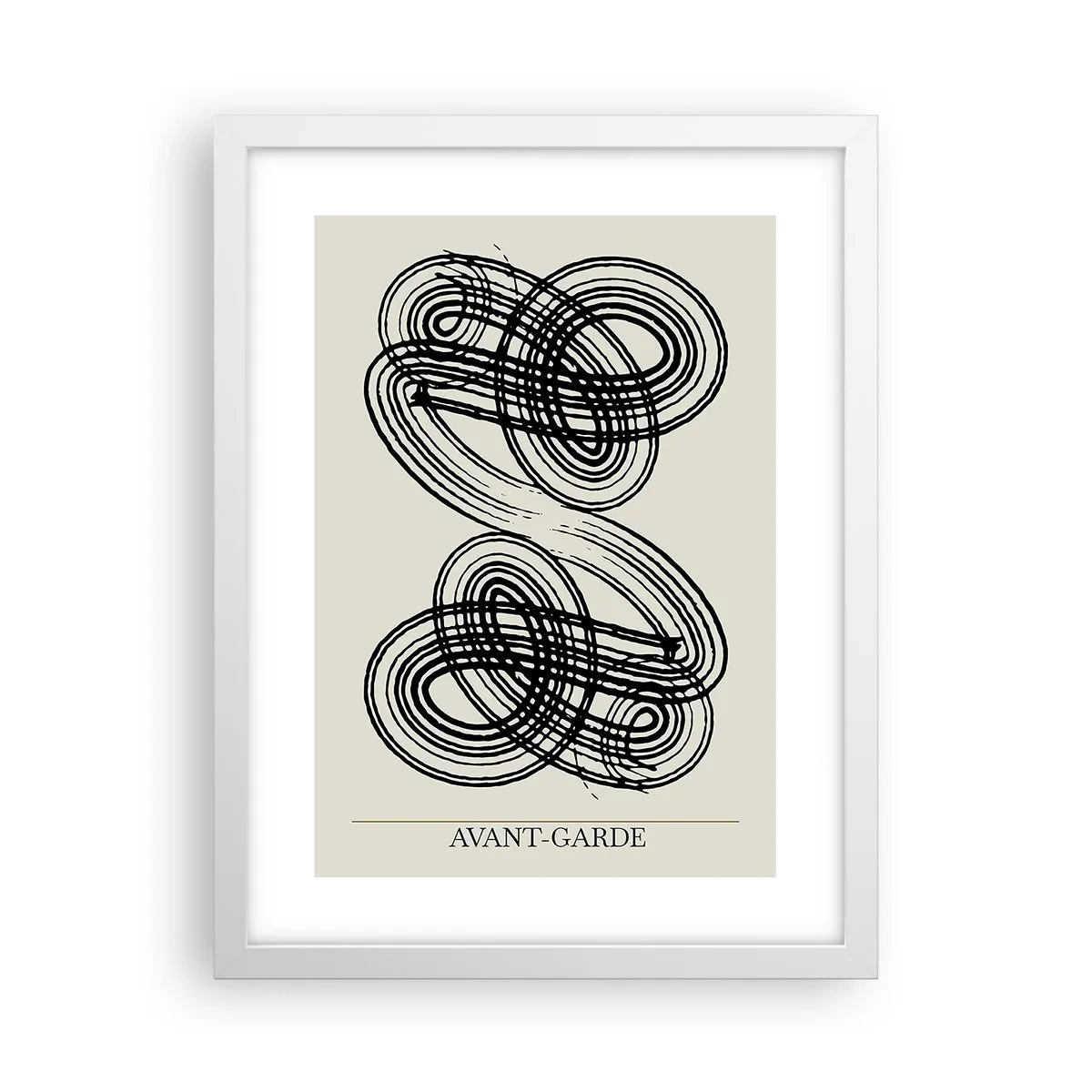 Plakat i hvid ramme - Det kom ud spontant - 30x40 cm