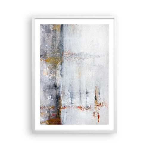 Plakat i hvid ramme - Bag lufttæppet - 50x70 cm