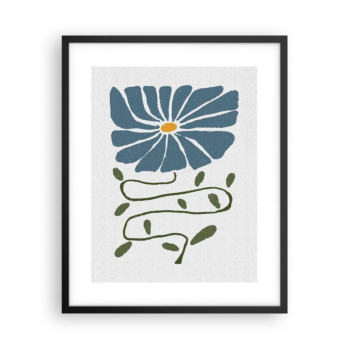 Plakat i sort ramme - Fra kvist til blomst - 40x50 cm