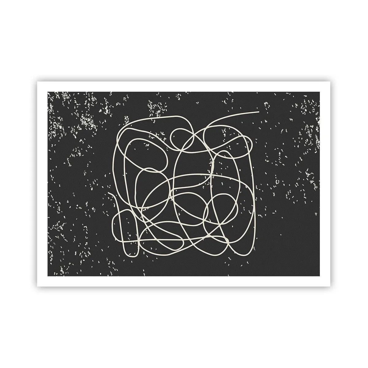 Plakat - Vandrende tanker - 100x70 cm