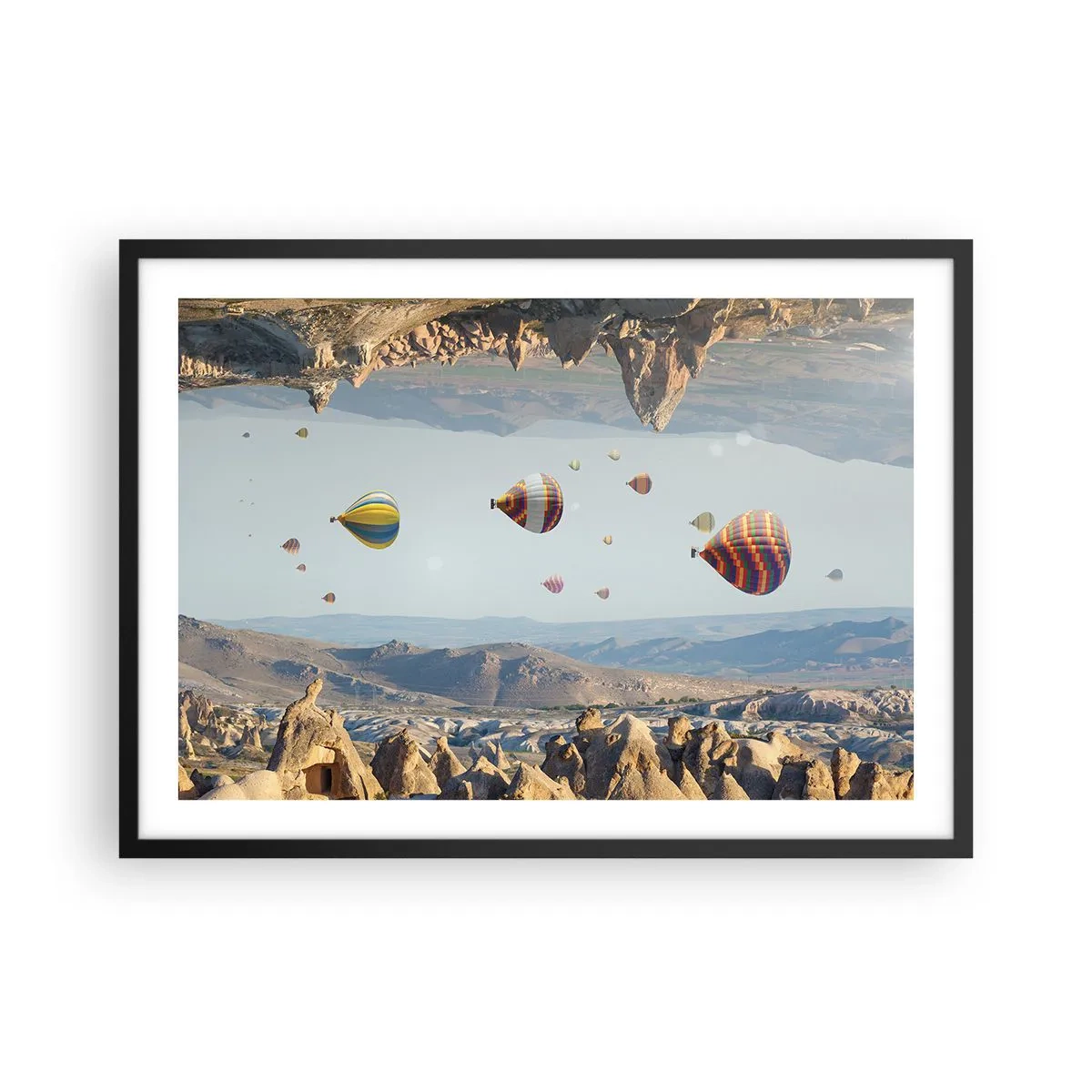 Plakat i sort ramme - Alt er muligt her - 70x50 cm