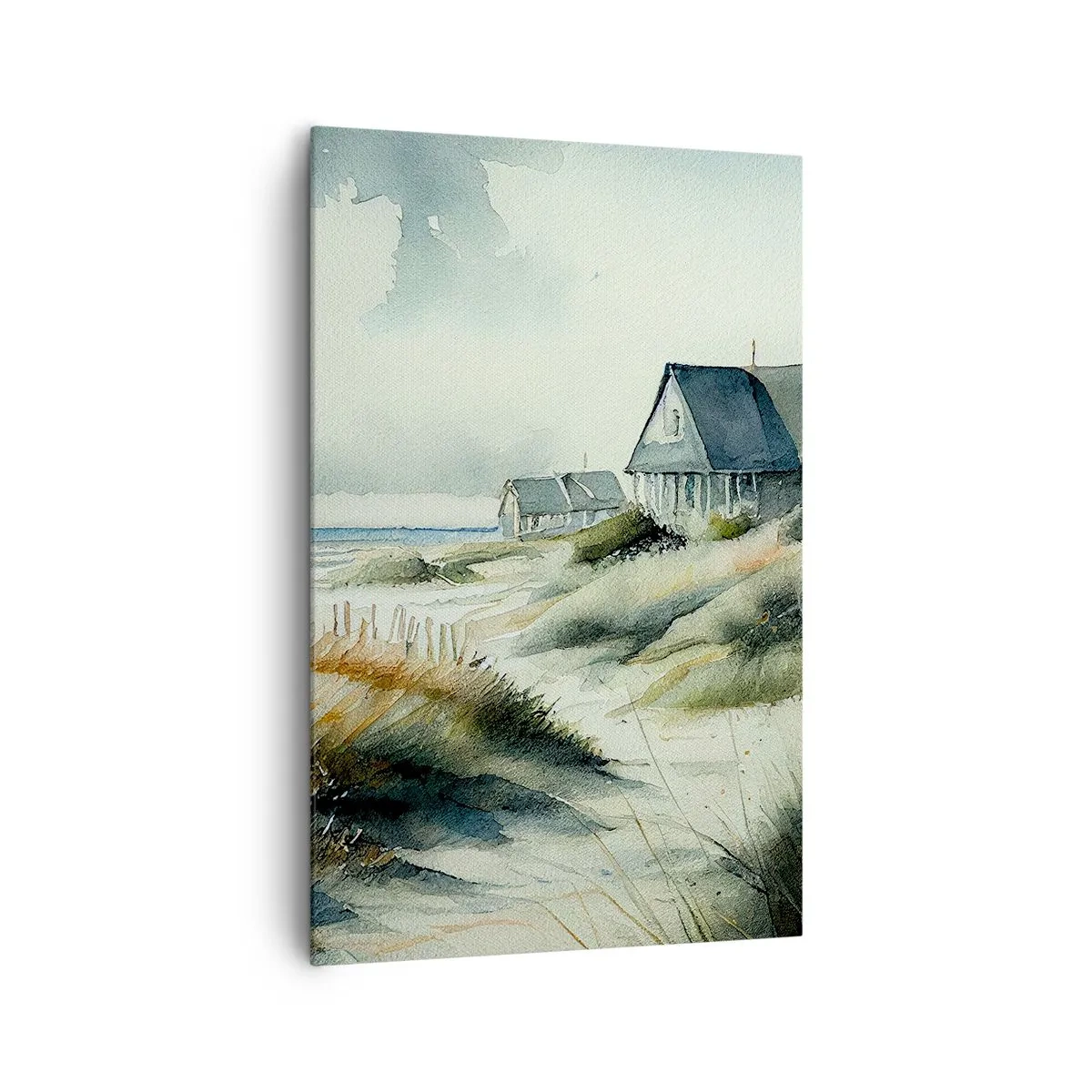 Lærredstryk - Billede på lærred - Væk fra trængsel og travlhed - 80x120 cm