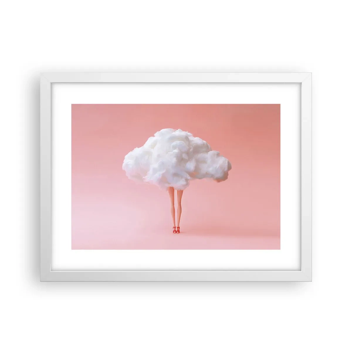 Plakat i hvid ramme - Et sødt løfte - 40x30 cm