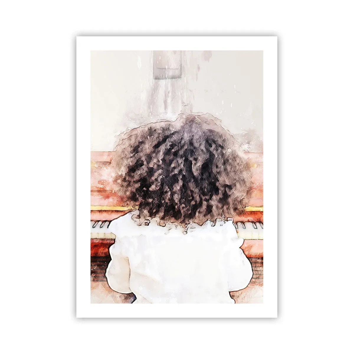Plakat - i et ny verden - 50x70 cm