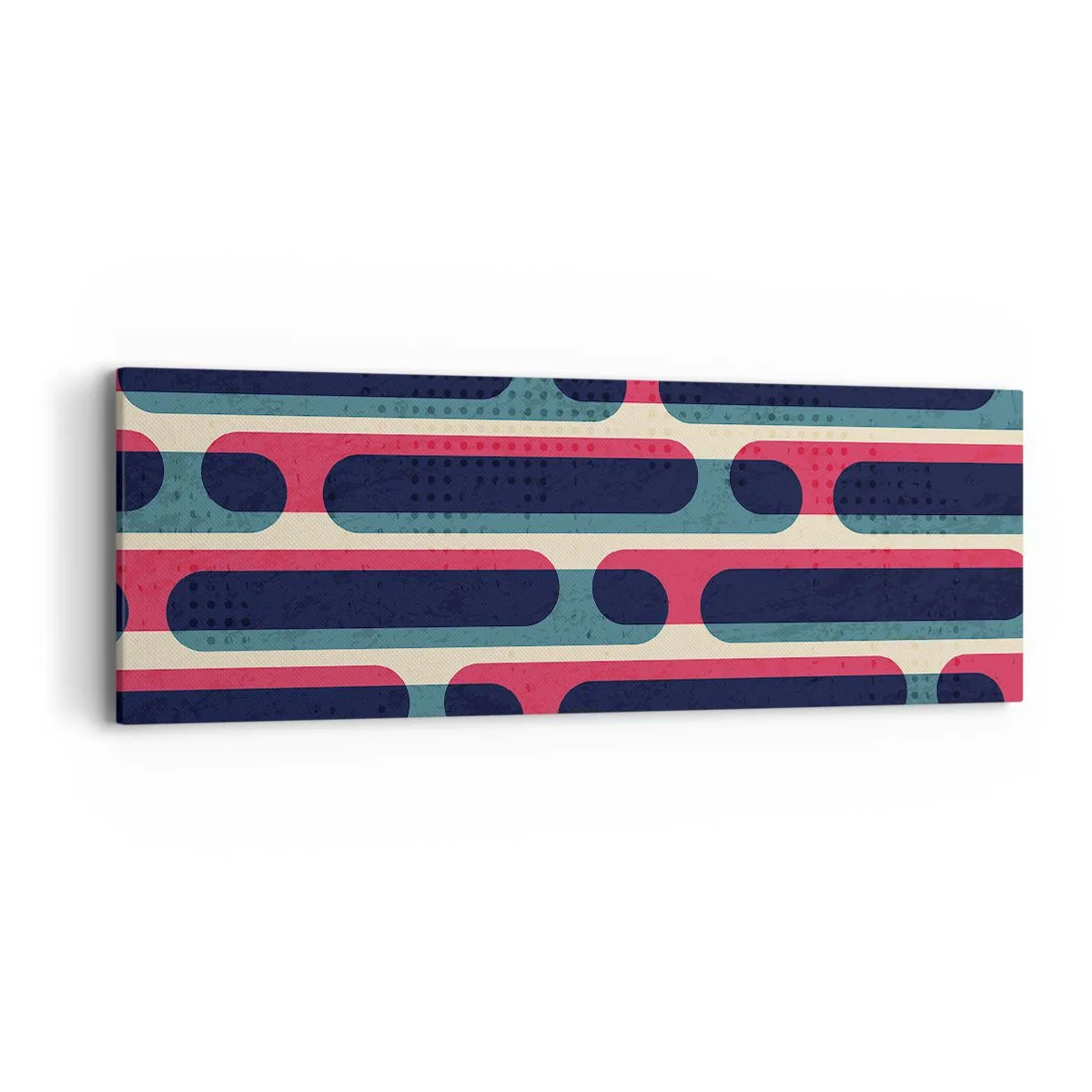 Lærredstryk - Billede på lærred - Indad og fremad - 90x30 cm