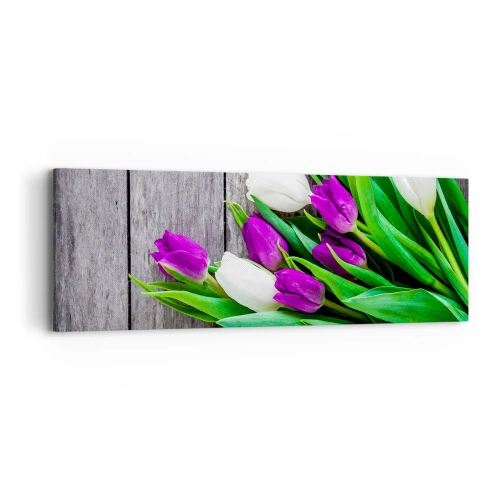 Lærredstryk - Billede på lærred - På dagen for forårsfesten - 90x30 cm