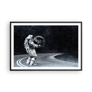 Plakat i sort ramme - På Mælkevejen - 91x61 cm