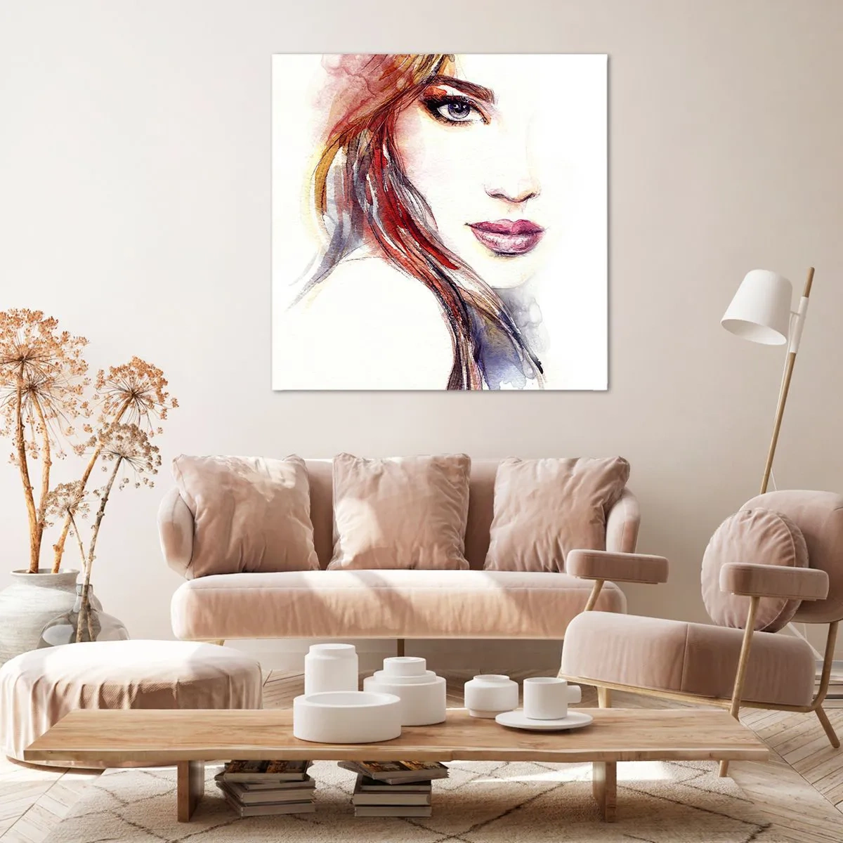 Lærredstryk - Billede på lærred - Vademecum - følg mig - 50x50 cm