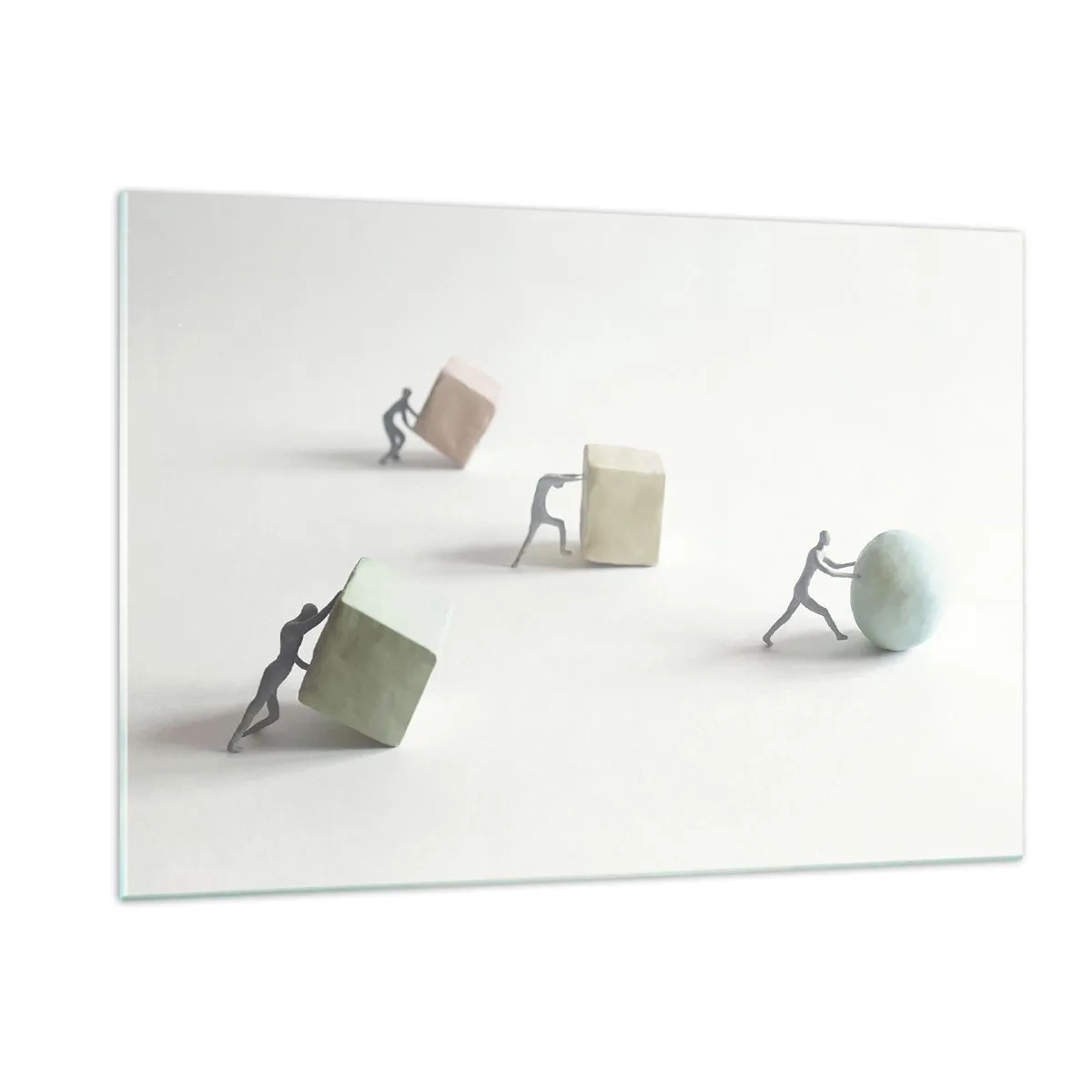 Billede på glas - Selve livet - 120x80 cm