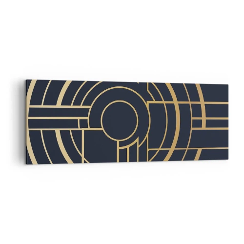 Lærredstryk - Billede på lærred - At vende tingene på hovedet - 140x50 cm