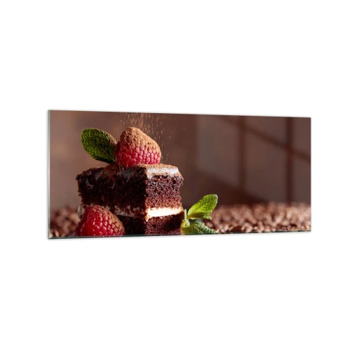 Billede på glas - Livet er sødt - 120x50 cm