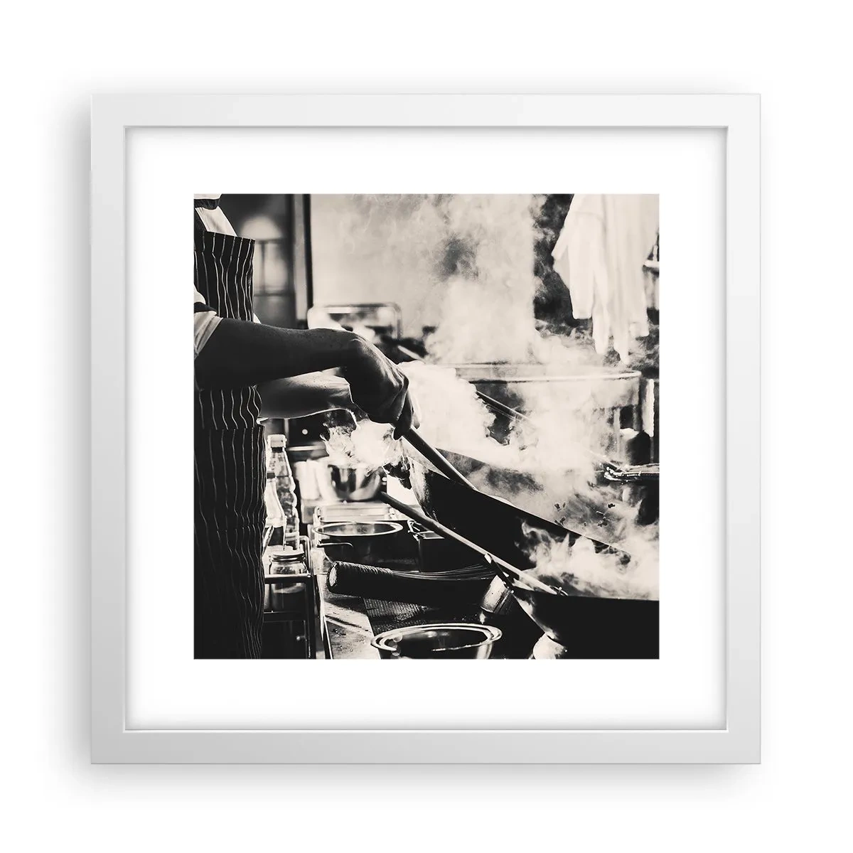 Plakat i hvid ramme - Smagernes alkymi - 30x30 cm
