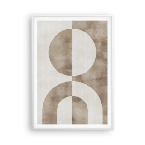 Plakat i hvid ramme - Ligheder og forskelle - 70x100 cm