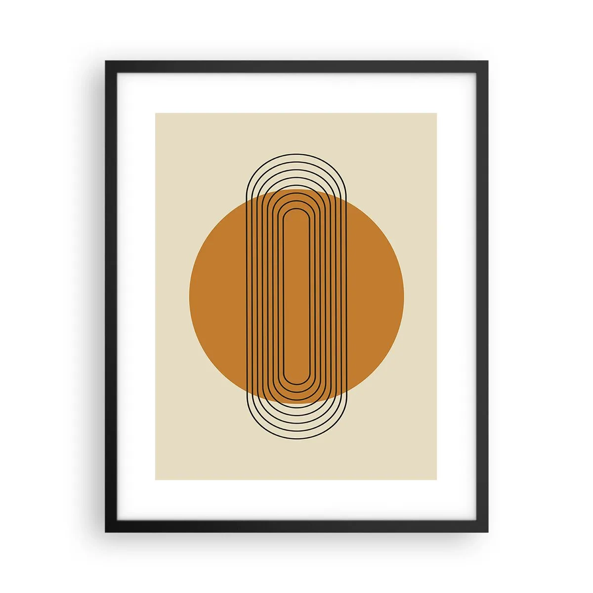 Plakat i sort ramme - Den perfekte plan - 40x50 cm