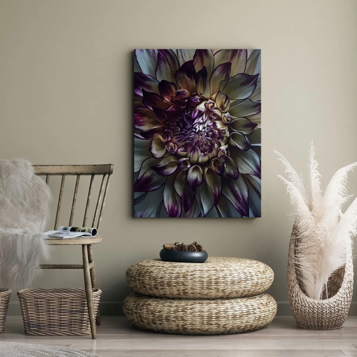 Lærredstryk - Billede på lærred - Ungdommens blomstring - 45x80 cm