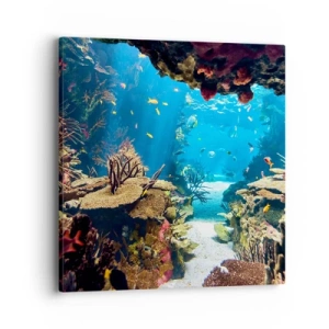 Lærredstryk - Billede på lærred - Du har ikke engang drømt - 40x40 cm