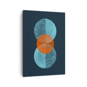 Lærredstryk - Billede på lærred - Symmetrisk sammensætning - 50x70 cm