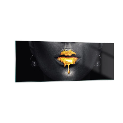 Billede på glas - Gyldenmund - 140x50 cm