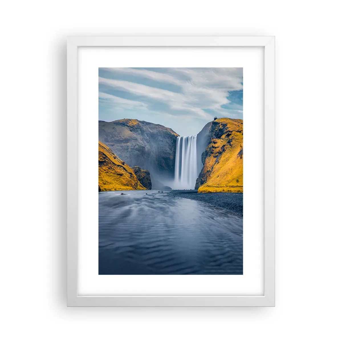 Plakat i hvid ramme - Evig varighed, evig bevægelse - 30x40 cm