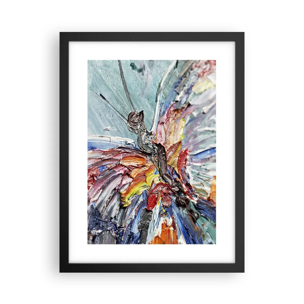 Plakat i sort ramme - Malet af naturen - 30x40 cm