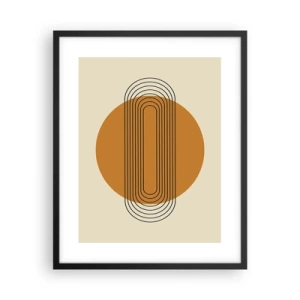 Plakat i sort ramme - Den perfekte plan - 40x50 cm