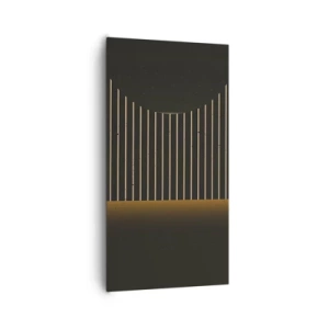 Lærredstryk - Billede på lærred - Udforsk mørket - 65x120 cm