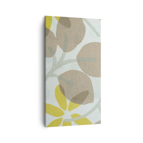 Lærredstryk - Billede på lærred - Komposition i solskinnet - 45x80 cm