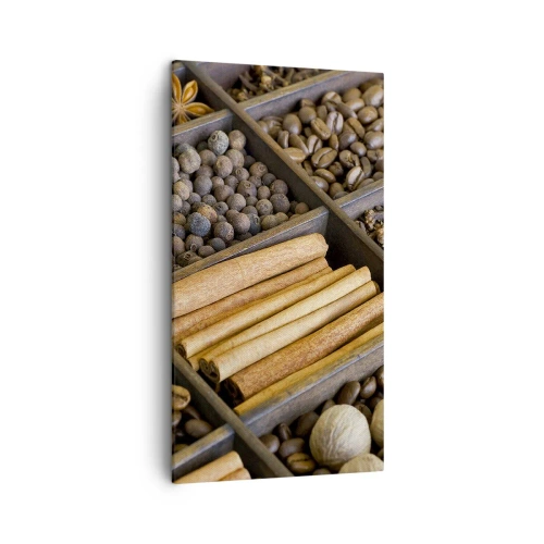 Lærredstryk - Billede på lærred - Et skatkammer af aromaer - 45x80 cm