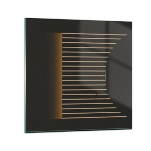 Billede på glas - Udforsk mørket - 30x30 cm