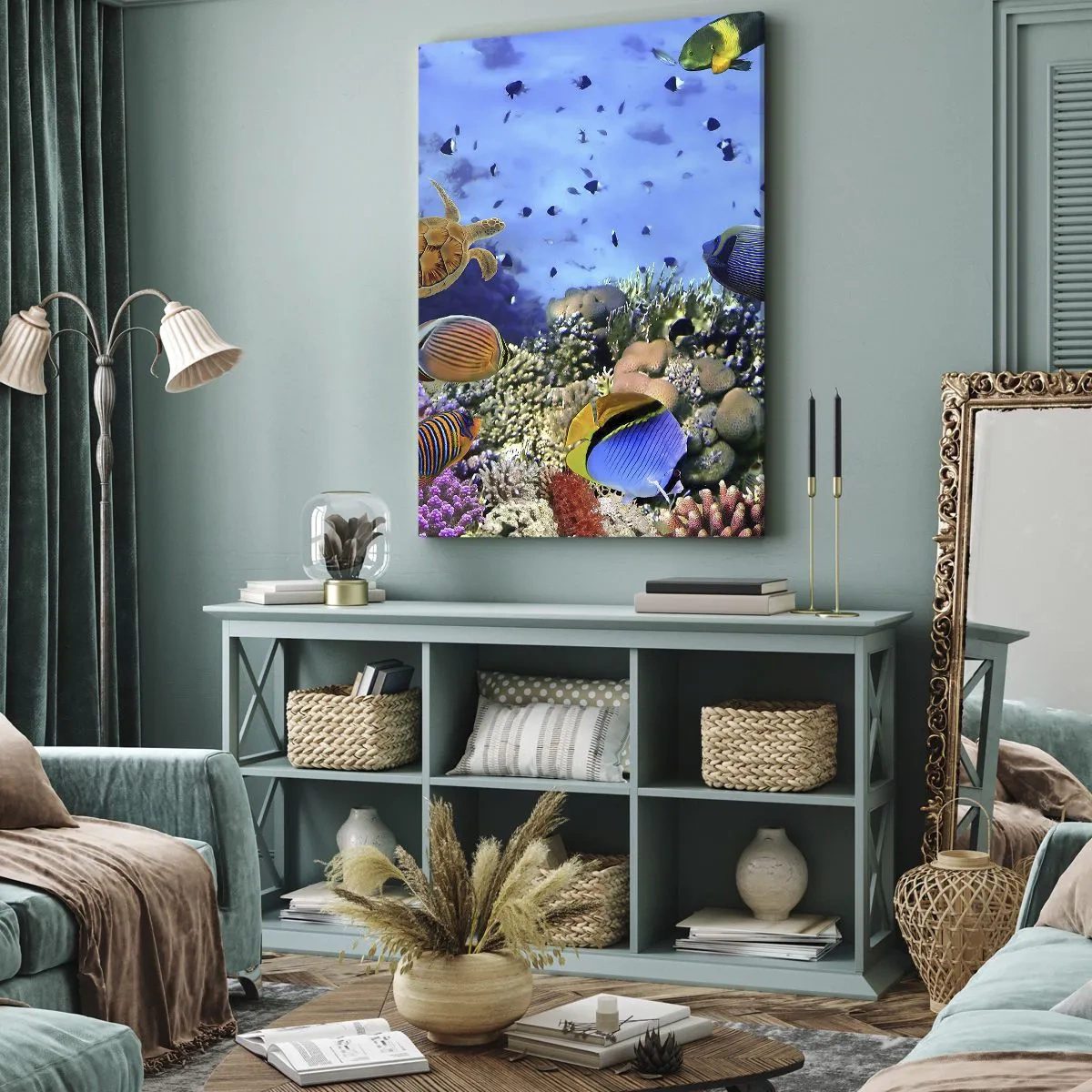 Lærredstryk - Billede på lærred - Og hvad ved vi om livet... - 50x70 cm