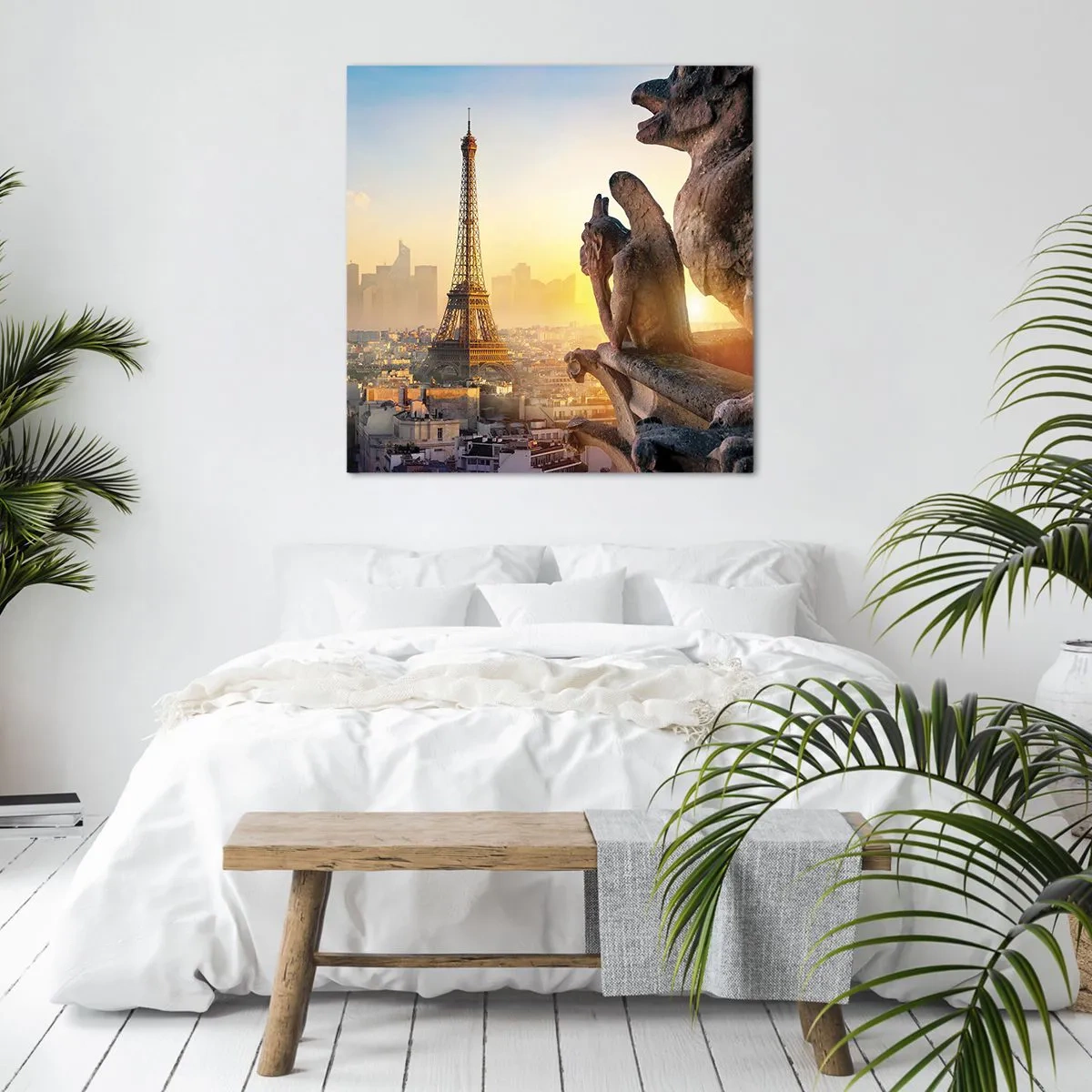 Lærredstryk - Billede på lærred - Meget har ændret sig... - 70x70 cm