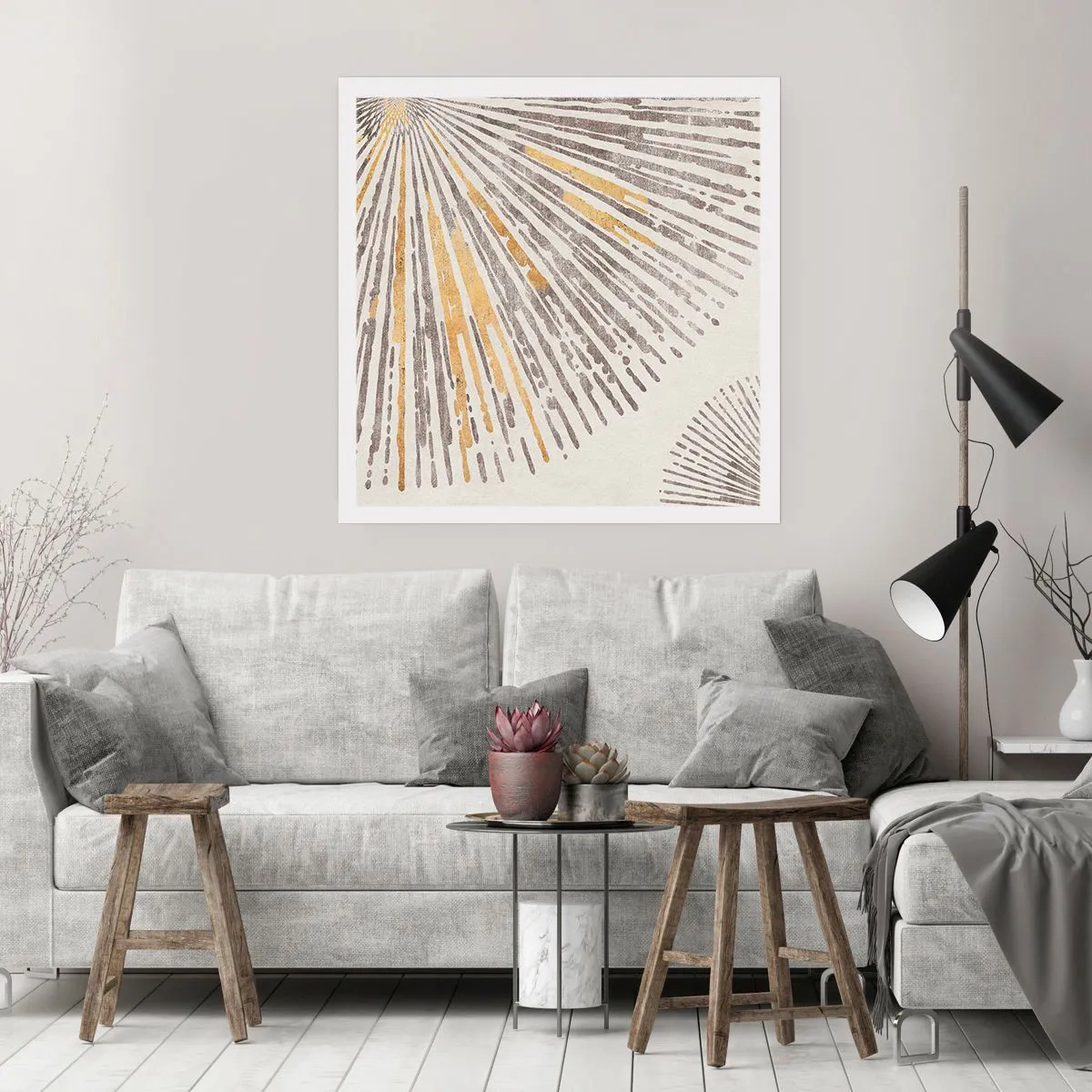 Plakat - Skønheden i en rokke - 50x50 cm