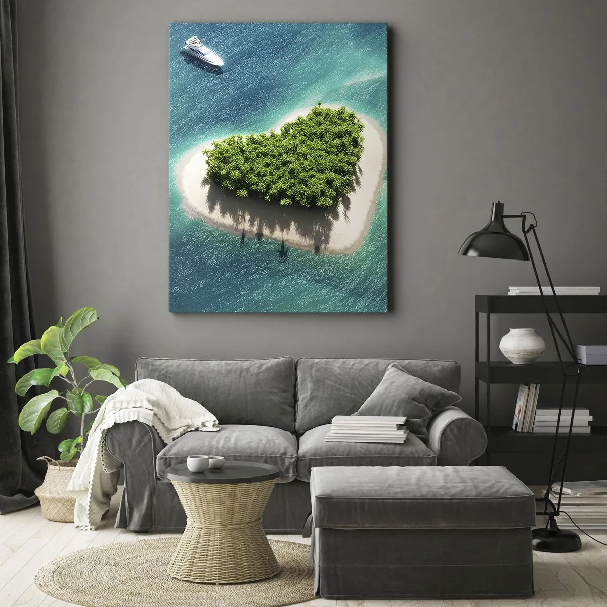 Lærredstryk - Billede på lærred - Jeg elsker sommeren - 50x70 cm