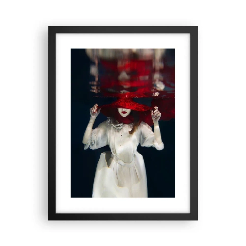 Plakat i sort ramme - Vidunderkvinden - 30x40 cm